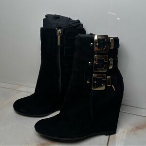 Vintage Dior Heeled Velvet Boots